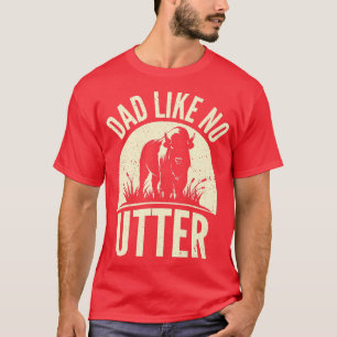 Vater wie keine Kuh Landwirtschaft Bauer Landwirts T-Shirt