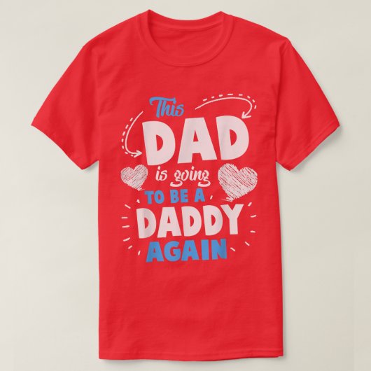 Vater wieder tee Funny Epectant Vater Future Daddy (Design vorne)