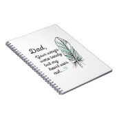 Vater Wings waren von meinem Herzen fertig, nicht  Notizblock (Rechte Seite)