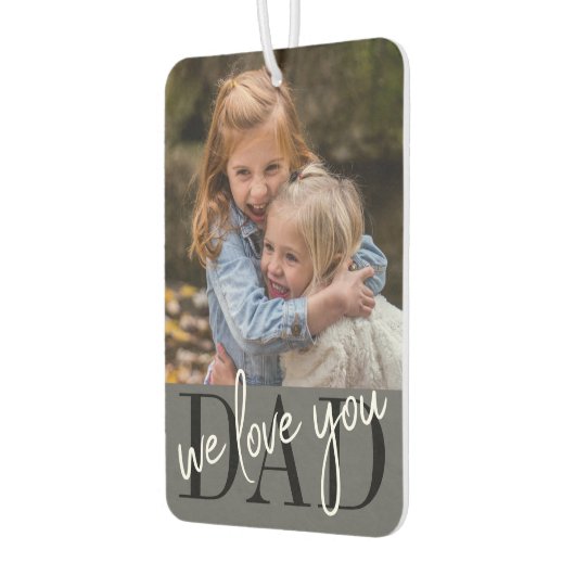Vater Wir Liebe Sie Foto Autolufterfrischer (Links)