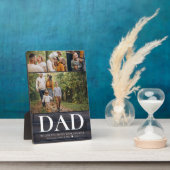 VATER Wir Liebe Sie Foto Collage Rustikale Moderne Fotoplatte (Seite)