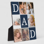 Vater Wir Liebe Sie FotoCollage Fotoplatte (Seite)