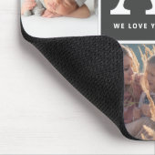 Vater Wir Liebe Sie FotoCollage Mousepad (Ecke)