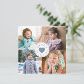 Vater Wir Liebe Sie Herzfoto Collage (Stehend Vorderseite)