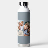Vater Wir Liebe Sie immer 6 Foto Collage 32oz Trinkflasche (links)