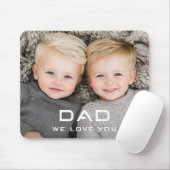 Vater wir Liebe Sie moderne väterliche Foto Mousepad (Mit Mouse)