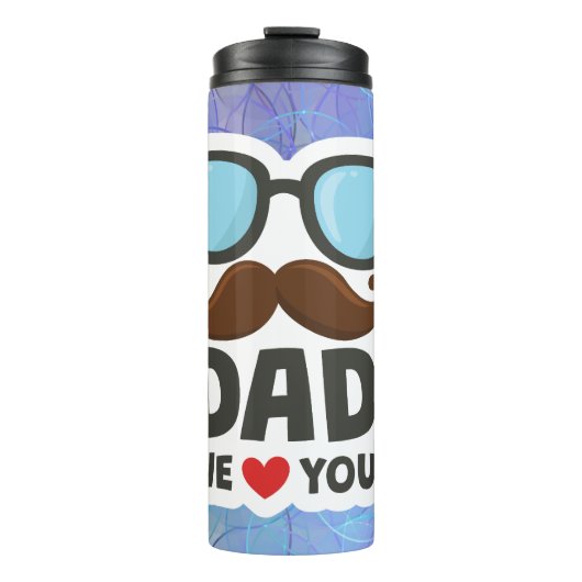 Vater Wir Liebe Sie Thermosbecher (Vorderseite)