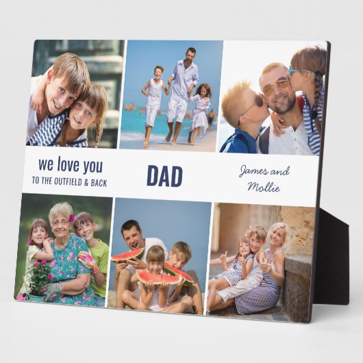 Vater Wir Liebe Sie zum Outfield und zurück 6 Foto Fotoplatte (Seite)