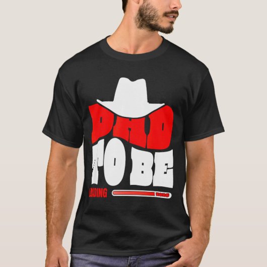 Vater wird 2026 Vater wird geladen Lustiger neuer T-Shirt (Vorderseite)