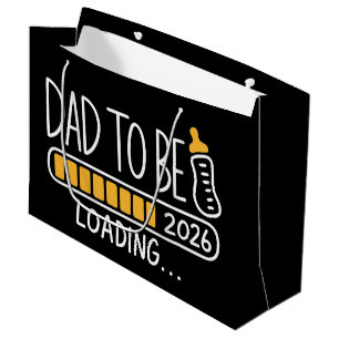 Vater wird 2026 zum Daddy befördert Neuer Vater  Große Geschenktüte