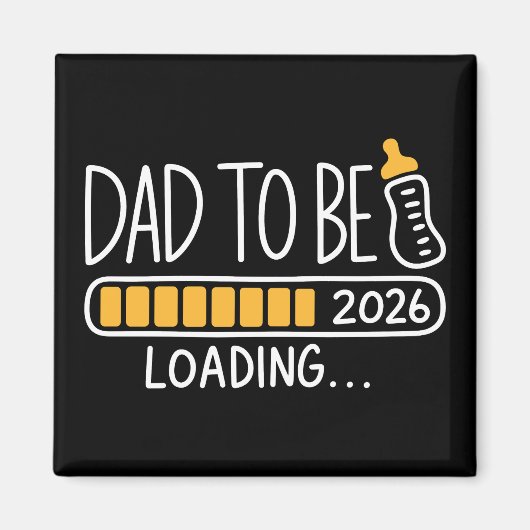 Vater wird 2026 zum Daddy befördert Neuer Vater Magnet (Vorne)