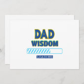Vater Wisdom Loading Feiertagskarte (Vorne/Hinten)