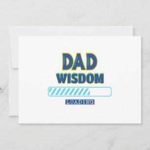 Vater Wisdom Loading Feiertagskarte