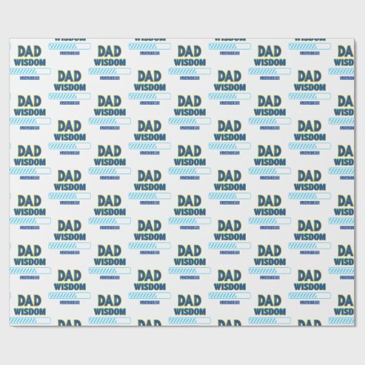 Vater Wisdom Loading Geschenkpapier (Flach)