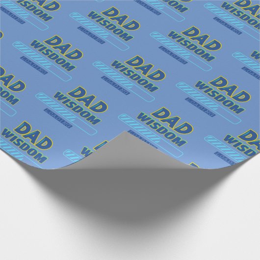 Vater Wisdom Loading Geschenkpapier (Ecke)