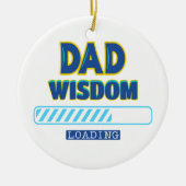 Vater Wisdom Loading Keramik Ornament (Vorne)