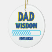 Vater Wisdom Loading Keramik Ornament (Links)