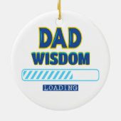 Vater Wisdom Loading Keramik Ornament (Hinten)