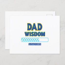 Vater Wisdom Loading Postkarte