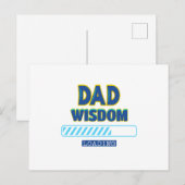 Vater Wisdom Loading Postkarte (Vorne/Hinten)