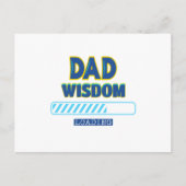 Vater Wisdom Loading Postkarte (Vorderseite)