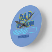Vater Wisdom Loading Runde Wanduhr (Winkel)