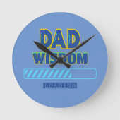 Vater Wisdom Loading Runde Wanduhr (Vorderseite)