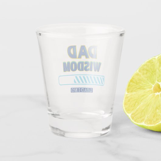 Vater Wisdom Loading Schnapsglas (Rückseite)