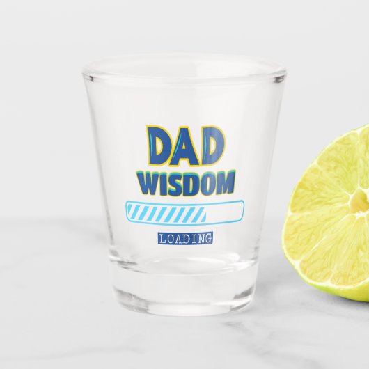 Vater Wisdom Loading Schnapsglas (Vorderseite)