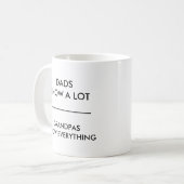 Väter wissen, dass viel Großväter alles Tasse (Vorderseite Links)