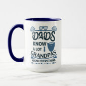 Vater wissen viel, Grandpas wissen alles Tasse (Links)