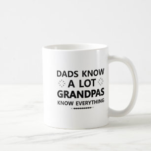 Väter wissen viel Großväter wissen alles Papa Vate Kaffeetasse
