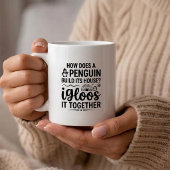 Vater-Witz-Iglu-Kaffeetasse Kaffeetasse