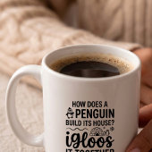 Vater-Witz-Iglu-Kaffeetasse Kaffeetasse