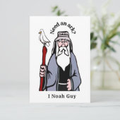 Vater Witz Karte "Brauchen Sie einen Arch? Ich ken (Stehend Vorderseite)