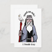 Vater Witz Karte "Brauchen Sie einen Arch? Ich ken (Vorne/Hinten)