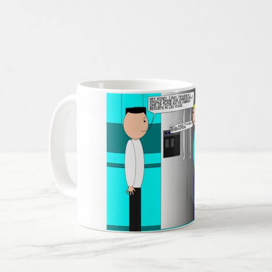 Vater Witz Tasse (Vorderseite Links)