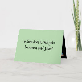 Vater Witz wird zum Papagewitz - Vatertag Dankeskarte