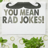 Vater Witze, du gemeine krasse Witze; lustiger Vat Geschirrtuch (Gefaltet)