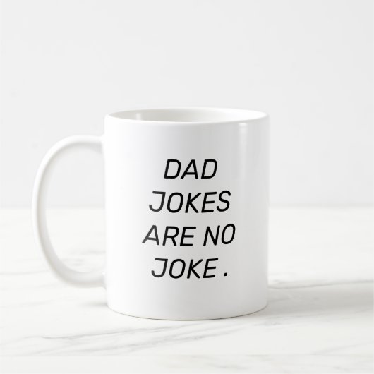 Vater Witze editierbare Zitat Kaffeetasse (Links)
