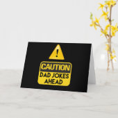 Väter-Witze Karte (Gelbe Blume)