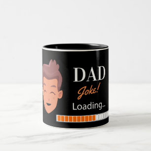 Vater-Witze Lade-Zwei-Ton-Kaffeetasse Zweifarbige Tasse