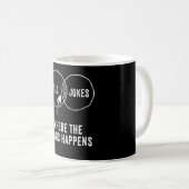 Vater Witze, wo die Magie passiert Kaffeetasse (VorderseiteRechts)