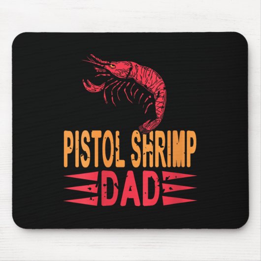 Vater "Womens Stol Shrimps" Krebstischer Spaß für  Mousepad (Vorne)