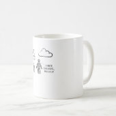 Vater, woraus bestehen Wolken?Programmierer Kaffeetasse (VorderseiteRechts)