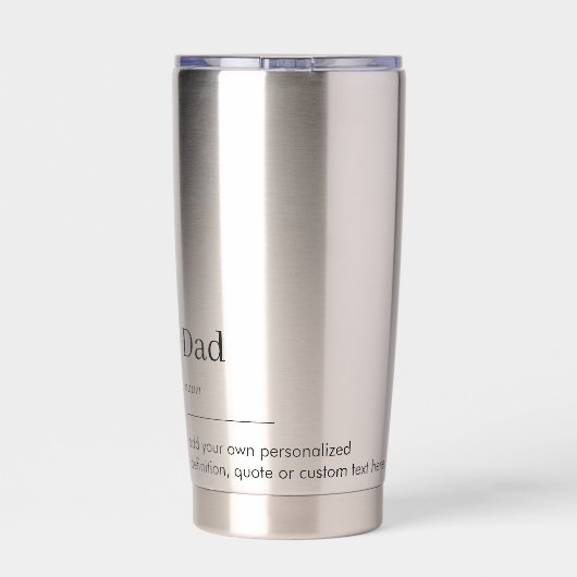 Vater Word Definition 4 Foto Thermobecher (Rückseite)