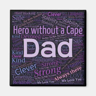 Vater Words Magnet