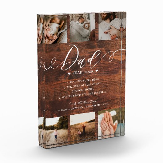 Vater Wörterbuch Begriffsbestimmung Foto Collage W (Links)