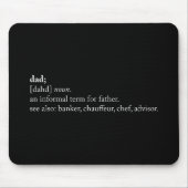 Vater - Wörterbuch-Definition Mousepad (Vorne)