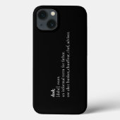Vater - Wörterbuchdefinition Case-Mate iPhone Hülle (Rückseite)